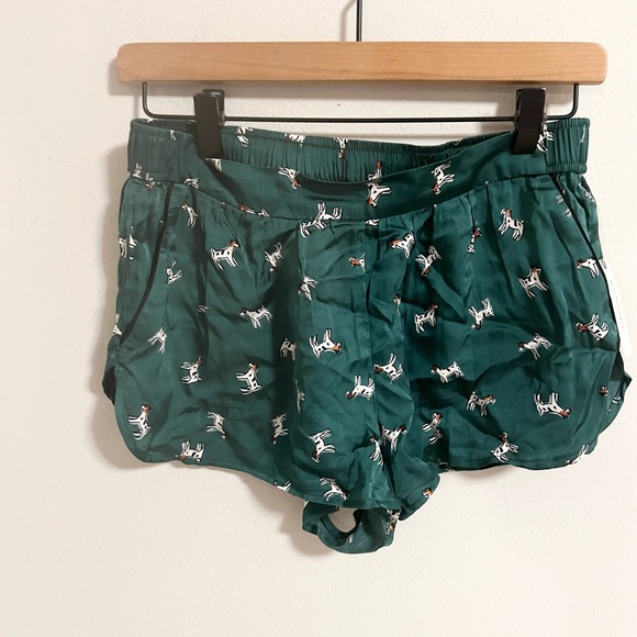 NWT Anthropologie Silky Pajama Top and Shorts - Picture 8 of 12